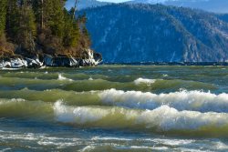 Начало декабря на Телецком озере