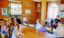 «Заповедный урок» прошёл в Воскресной школе при Горно-Алтайском Преображенском храме