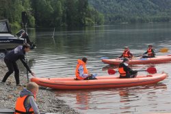 Юным жителям Яйлю рассказали как грамотно вести себя на воде и пользоваться инструментами спасения
