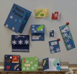 Ребята из клуба друзей WWF и Алтайского заповедника провели мастер-класс по изготовлению поздравительных открыток