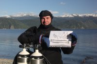 Голубь Мира над Телецким озером в День Победы или хроника одного флэшмоба.