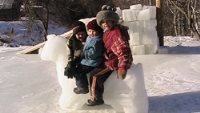 Ice city built in Bele cordon 