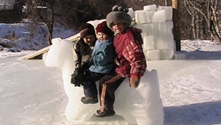 Ice city built in Bele cordon 