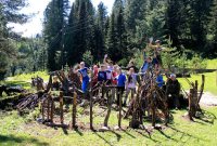 На Телецком озере прошла первая акция по проекту «Артыбаш-стиль»