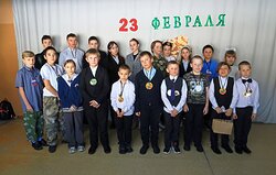 Как прошёл День защитника Отечества в Яйлинской школе
