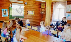 «Заповедный урок» прошёл в Воскресной школе при Горно-Алтайском Преображенском храме