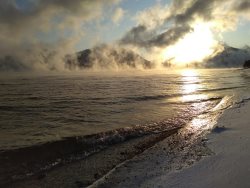 «Парение» Телецкого озера