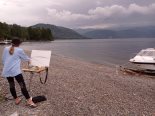 Художник и Озеро
