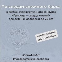 Внимание, конкурс! «ПО СЛЕДАМ СНЕЖНОГО БАРСА»! 