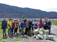 "Дети озера" на страже чистоты Алтын-кёля