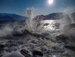 Телецкое озеро в трёх стихиях. Зима 2020