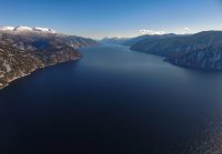 Небо над Телецким озером. Весна 2020