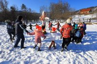 В заповедном селе Яйлю встретили Масленицу