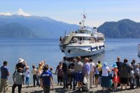 «Пионер Алтая» причалил к заповедному селу Яйлю 25 лет спустя!