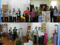 Ребята из эколого-волонтерского клуба друзей WWF и Алтайского Заповедника «Озеро Чудес» встретили День Птиц