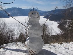 Spring training camp at Lake Teletskoye